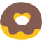 Doughnut emoji on Google